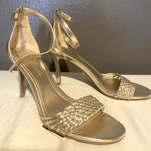 Gold Heel Sandals Marc Fischer
